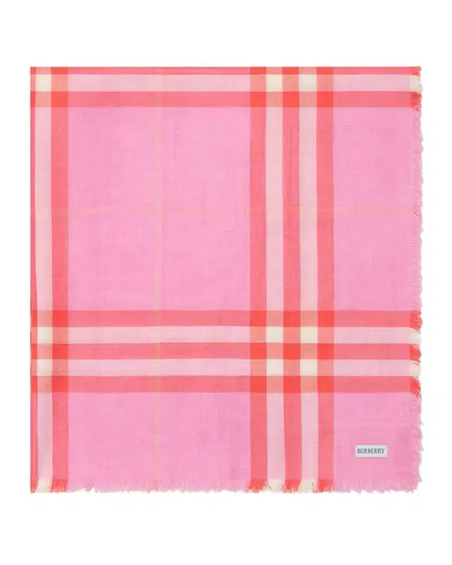 Burberry Reversible Check Wool Silk Scarf