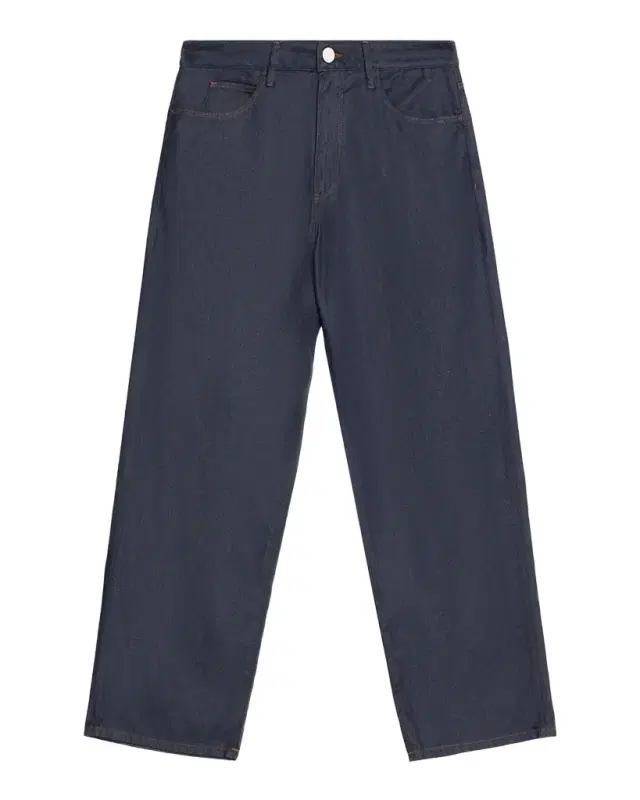 Cotton-Silk Straight-Fit Jeans