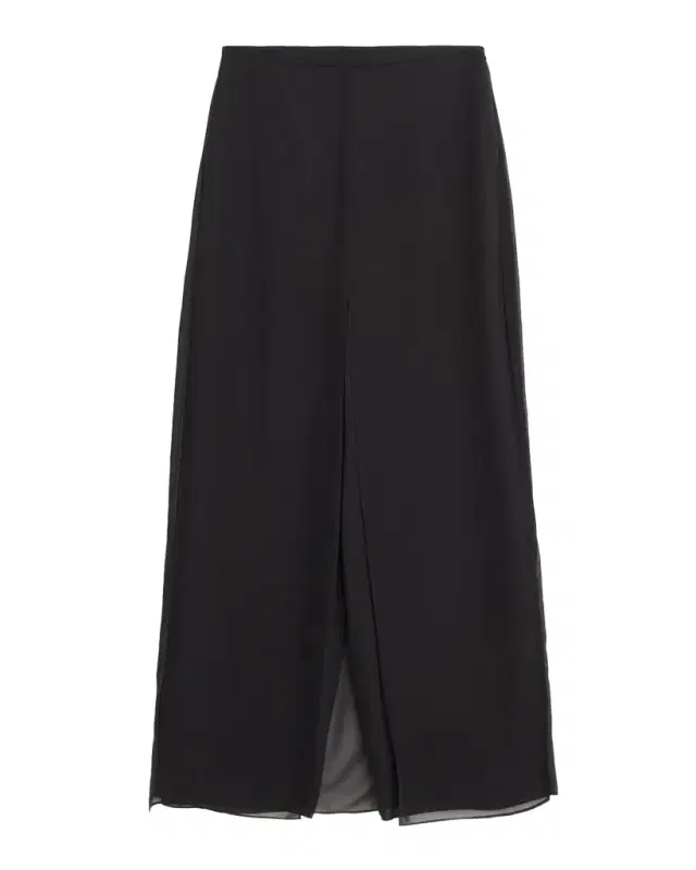 Emporio Armani Layered Straight-Leg Georgette Culottes