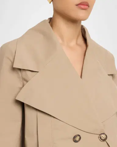 Emporio Armani Eagle Club Poplin Double-Breasted Blouson Jacket | Thumbnail 5 Emporio Armani Eagle Club Poplin Double-Breasted Blouson Jacket | Thumbnail 5