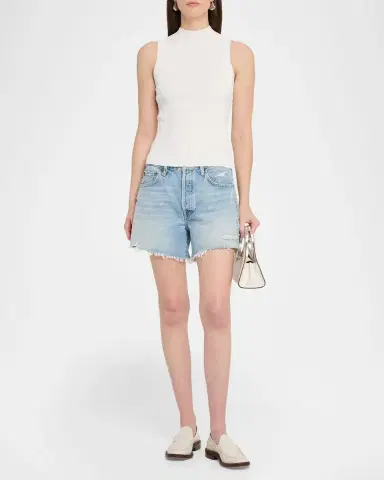 PAIGE Ravyn Ribbed Mock-Neck Tank Top | Thumbnail 2 PAIGE Ravyn Ribbed Mock-Neck Tank Top | Thumbnail 2