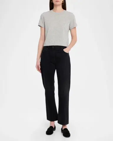 Frame The Heather Boxy Tee | Thumbnail 2 Frame The Heather Boxy Tee | Thumbnail 2
