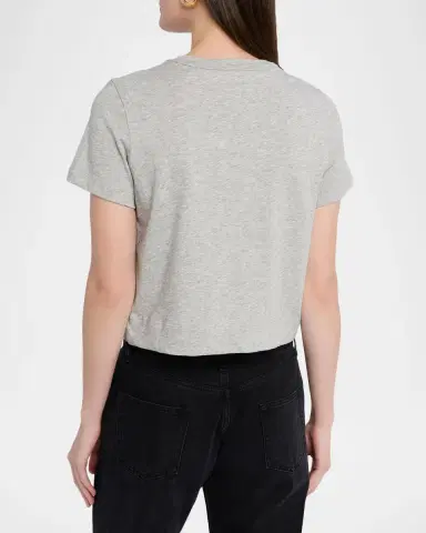 Frame The Heather Boxy Tee | Thumbnail 3 Frame The Heather Boxy Tee | Thumbnail 3