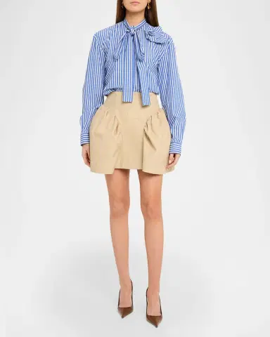 Aknvas Flor Tied Poplin Shirt | Thumbnail 2 Aknvas Flor Tied Poplin Shirt | Thumbnail 2