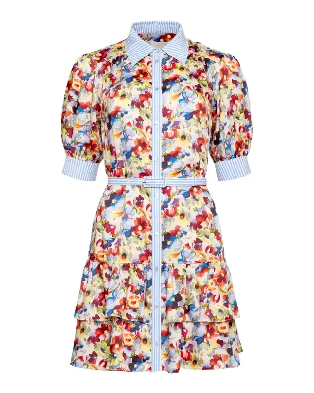 Wildflower Bunch Mini Shirtdress
