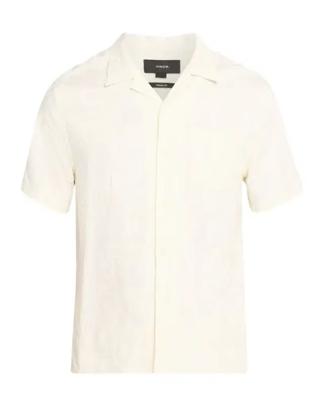 Men 's Tonal Floral Embroidered Short-Sleeve Shirt