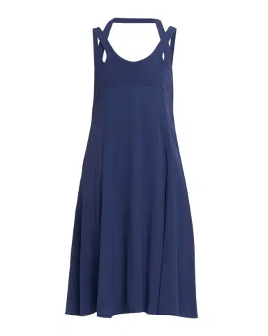 Emporio Armani Scoop-Neck Jacquard Empire Midi Dress | Thumbnail 1 Emporio Armani Scoop-Neck Jacquard Empire Midi Dress | Thumbnail 1