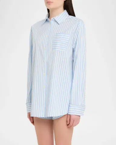 Solid & Striped The Avril Striped Button-Front Shirt | Thumbnail 4 Solid & Striped The Avril Striped Button-Front Shirt | Thumbnail 4