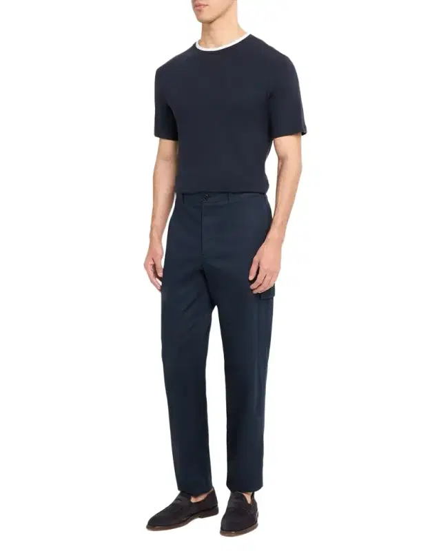 Vince Men 's Tipped Cotton Crewneck T-Shirt