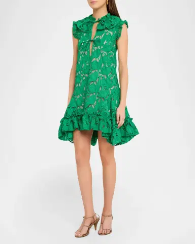 Aknvas Nora Guipure Lace Mini Dress | Thumbnail 4 Aknvas Nora Guipure Lace Mini Dress | Thumbnail 4