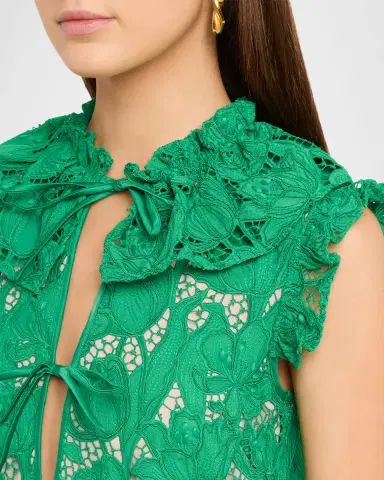 Aknvas Nora Guipure Lace Mini Dress | Thumbnail 5 Aknvas Nora Guipure Lace Mini Dress | Thumbnail 5