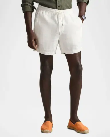 Polo Ralph Lauren Men's Prepster Linen Shorts | Thumbnail 4