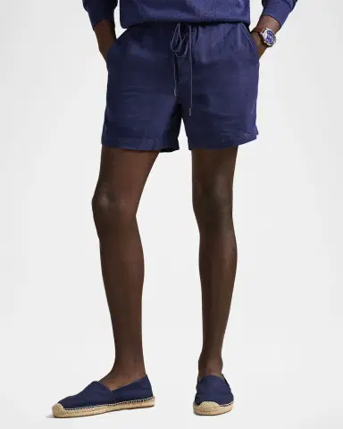 Polo Ralph Lauren Men's Polo Prepster Linen Shorts | Thumbnail 7 Polo Ralph Lauren Men's Polo Prepster Linen Shorts | Thumbnail 7