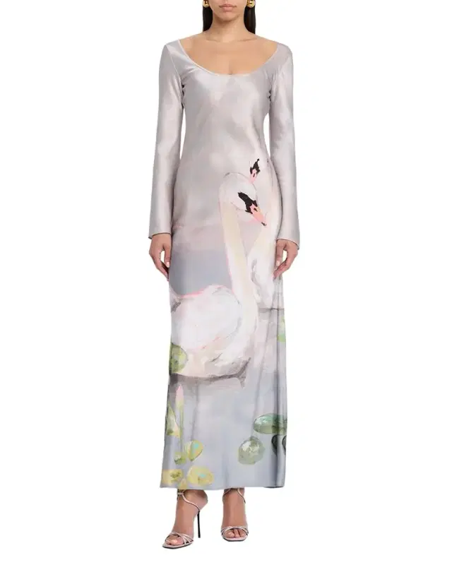 Callaly Satin Maxi Dress