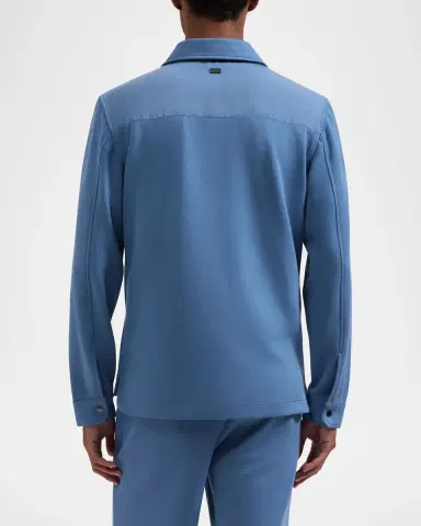 Bugatchi Men's Soft Touch Knit Shirt Jacket | Thumbnail 3