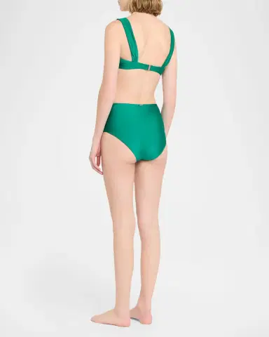 Simkhai Anniston Ruched Bikini Top | Thumbnail 3 Simkhai Anniston Ruched Bikini Top | Thumbnail 3