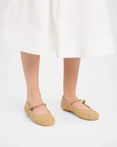 Moncler Paloma Weave Ballerina Flats | Thumbnail 2