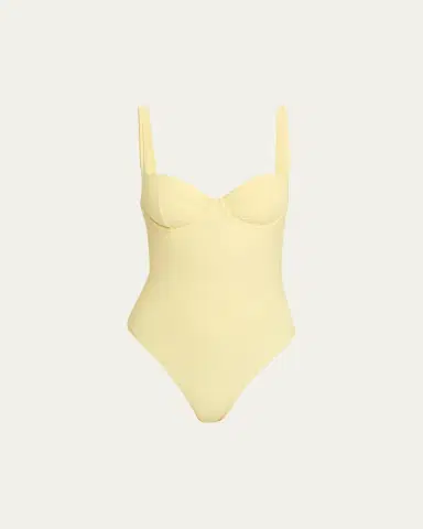 Simkhai Kyle Bustier One-Piece Swimsuit | Thumbnail 4 Simkhai Kyle Bustier One-Piece Swimsuit | Thumbnail 4