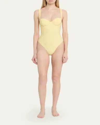 Simkhai Kyle Bustier One-Piece Swimsuit | Thumbnail 5 Simkhai Kyle Bustier One-Piece Swimsuit | Thumbnail 5