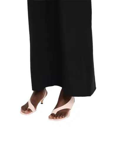 Toteme Leather Kitten-Heel Thong Sandals | Thumbnail 1