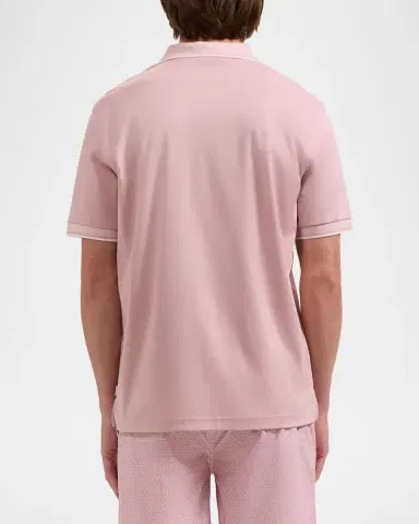 Bugatchi Men's Pima Cotton Short-Sleeve Polo Shirt | Thumbnail 2 Bugatchi Men's Pima Cotton Short-Sleeve Polo Shirt | Thumbnail 2