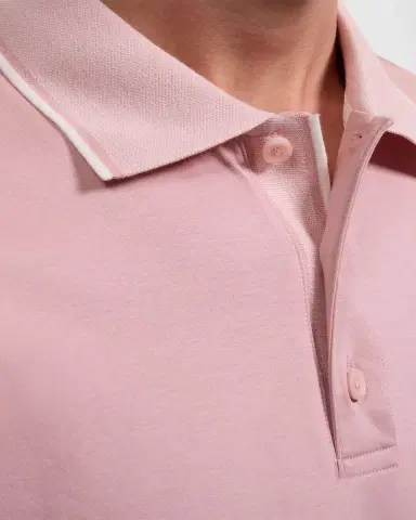 Bugatchi Men's Pima Cotton Short-Sleeve Polo Shirt | Thumbnail 4 Bugatchi Men's Pima Cotton Short-Sleeve Polo Shirt | Thumbnail 4