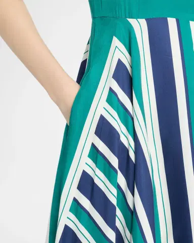 Simkhai Abrielle Striped Handkerchief Midi Dress | Thumbnail 5 Simkhai Abrielle Striped Handkerchief Midi Dress | Thumbnail 5