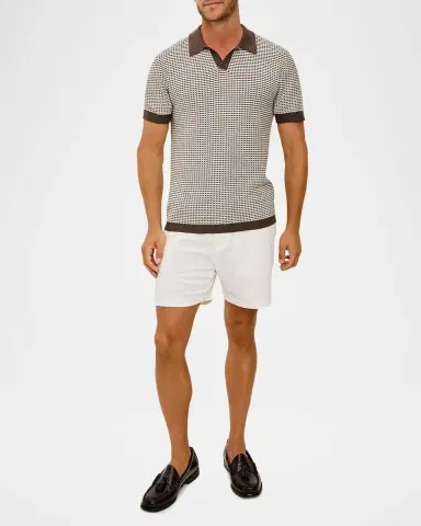 RAILS Men's Hayden Cotton and Silk Polo Sweater | Thumbnail 2 RAILS Men's Hayden Cotton and Silk Polo Sweater | Thumbnail 2