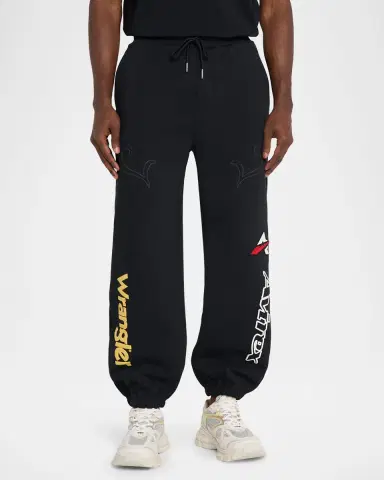 Avirex x Wrangler Men's Graphic-Print Jogger Pants | Thumbnail 4 Avirex x Wrangler Men's Graphic-Print Jogger Pants | Thumbnail 4