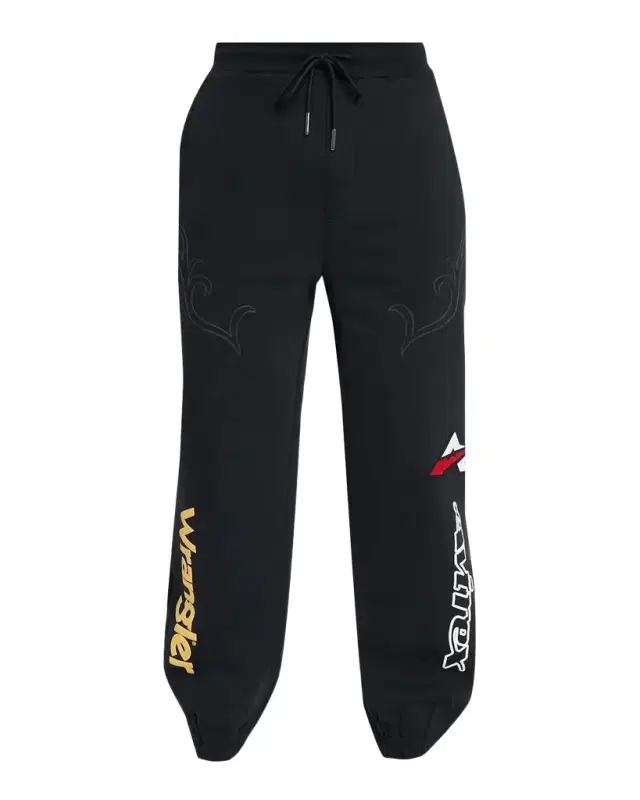 x Wrangler Men 's Graphic-Print Jogger Pants