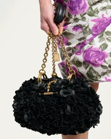 Chloé Plisse Ruffle Leather Shoulder Bag | Thumbnail 2 Chloé Plisse Ruffle Leather Shoulder Bag | Thumbnail 2
