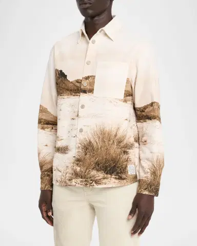 Scotch & Soda Graphic Cotton Overshirt | Thumbnail 4
