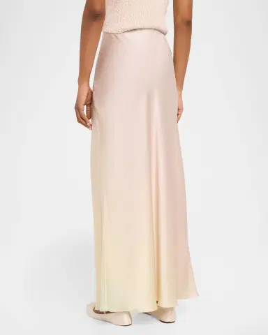 Sablyn Grace Scallop-Trim Silk Maxi Skirt | Thumbnail 3 Sablyn Grace Scallop-Trim Silk Maxi Skirt | Thumbnail 3