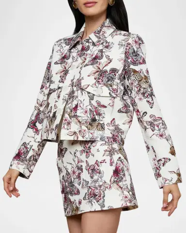 L'Agence Nyx Cropped Jacket | Thumbnail 6 L'Agence Nyx Cropped Jacket | Thumbnail 6