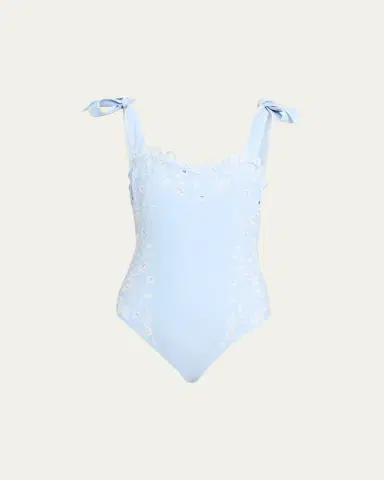 Simkhai Laurie Embroidered One-Piece Swimsuit | Thumbnail 4 Simkhai Laurie Embroidered One-Piece Swimsuit | Thumbnail 4