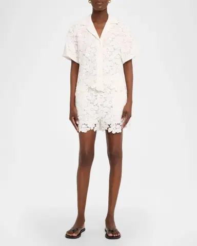 Simkhai Holly Lace Shorts | Thumbnail 2