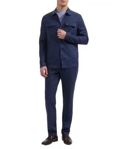Bugatchi Men's Aerolinen Button-Front Shirt | Thumbnail 1