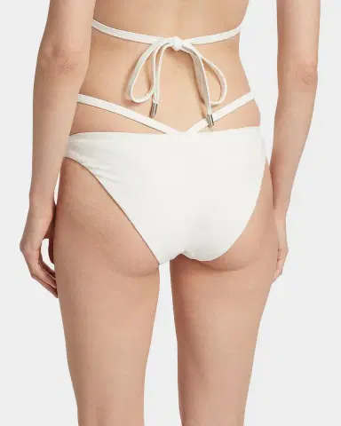 Simkhai Emmalynn Solid Strappy Bikini Bottoms | Thumbnail 3