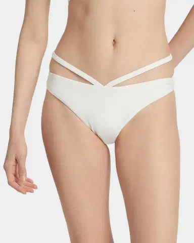 Simkhai Emmalynn Solid Strappy Bikini Bottoms | Thumbnail 4