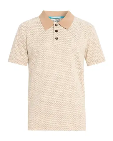 Scotch & Soda Men's Collared Short-Sleeve Jacquard Shirt | Thumbnail 1 Scotch & Soda Men's Collared Short-Sleeve Jacquard Shirt | Thumbnail 1