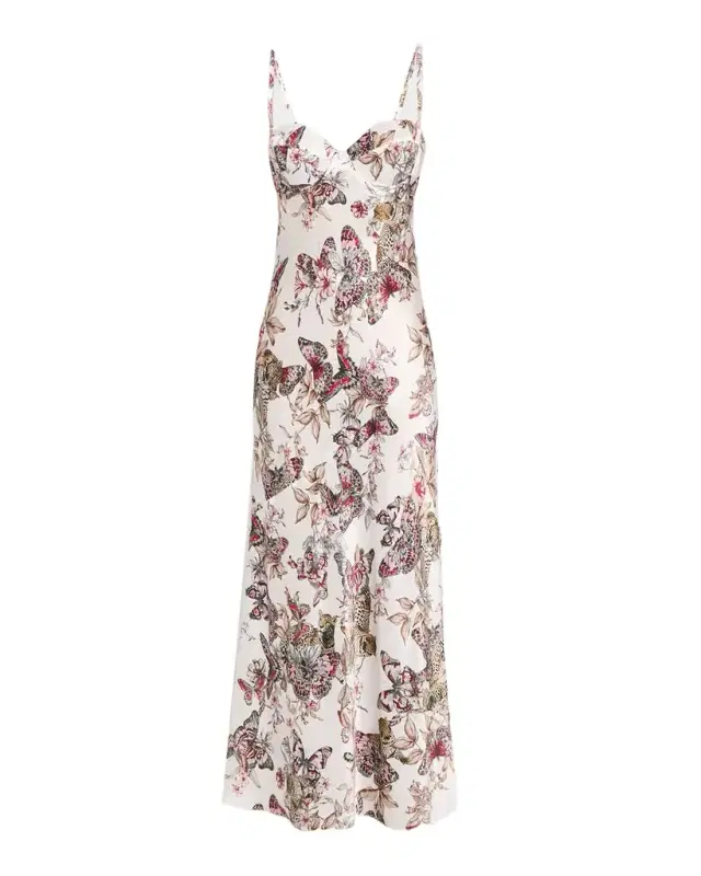Sayla Bias-Cut Silk Gown