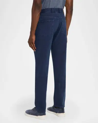 Zegna Men's Pure Cotton Slim Fit Five-Pocket Jeans | Thumbnail 2