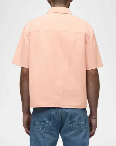 Hudson Men's Rex Cotton Short-Sleeve Shirt | Thumbnail 2