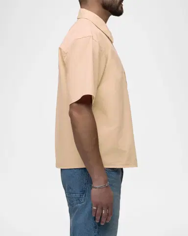 Hudson Men's Rex Cotton Short-Sleeve Shirt | Thumbnail 6