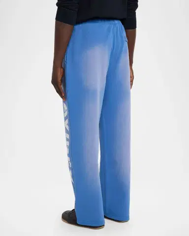 Avirex Men's Distress Icon Fleece Drawstring Pants | Thumbnail 2 Avirex Men's Distress Icon Fleece Drawstring Pants | Thumbnail 2
