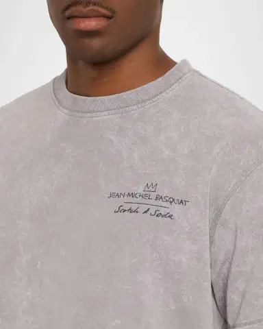 Scotch & Soda x Basquiat Boys ' Men's Artwork Relaxed Fit T-Shirt | Thumbnail 5