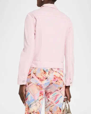 L'Agence Celina Slim Femme Denim Jacket | Thumbnail 2