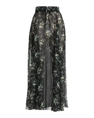 Dolce & Gabbana Floral Silk Chiffon Maxi Pull-On Skirt | Thumbnail 1 Dolce & Gabbana Floral Silk Chiffon Maxi Pull-On Skirt | Thumbnail 1
