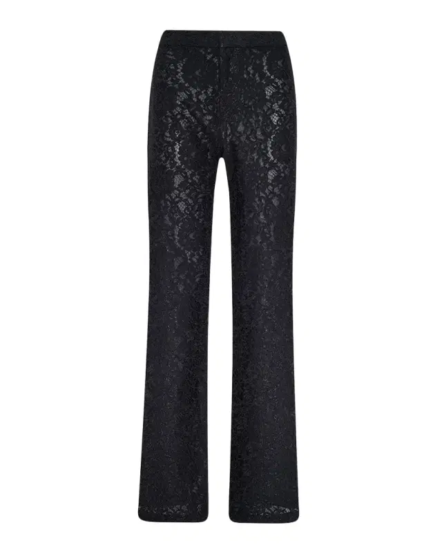 Livvy Lace Straight-Leg Trousers