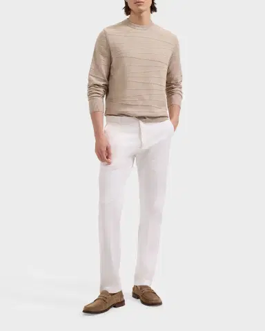 Bugatchi Men's Chain-Link Crewneck Sweater | Thumbnail 2 Bugatchi Men's Chain-Link Crewneck Sweater | Thumbnail 2